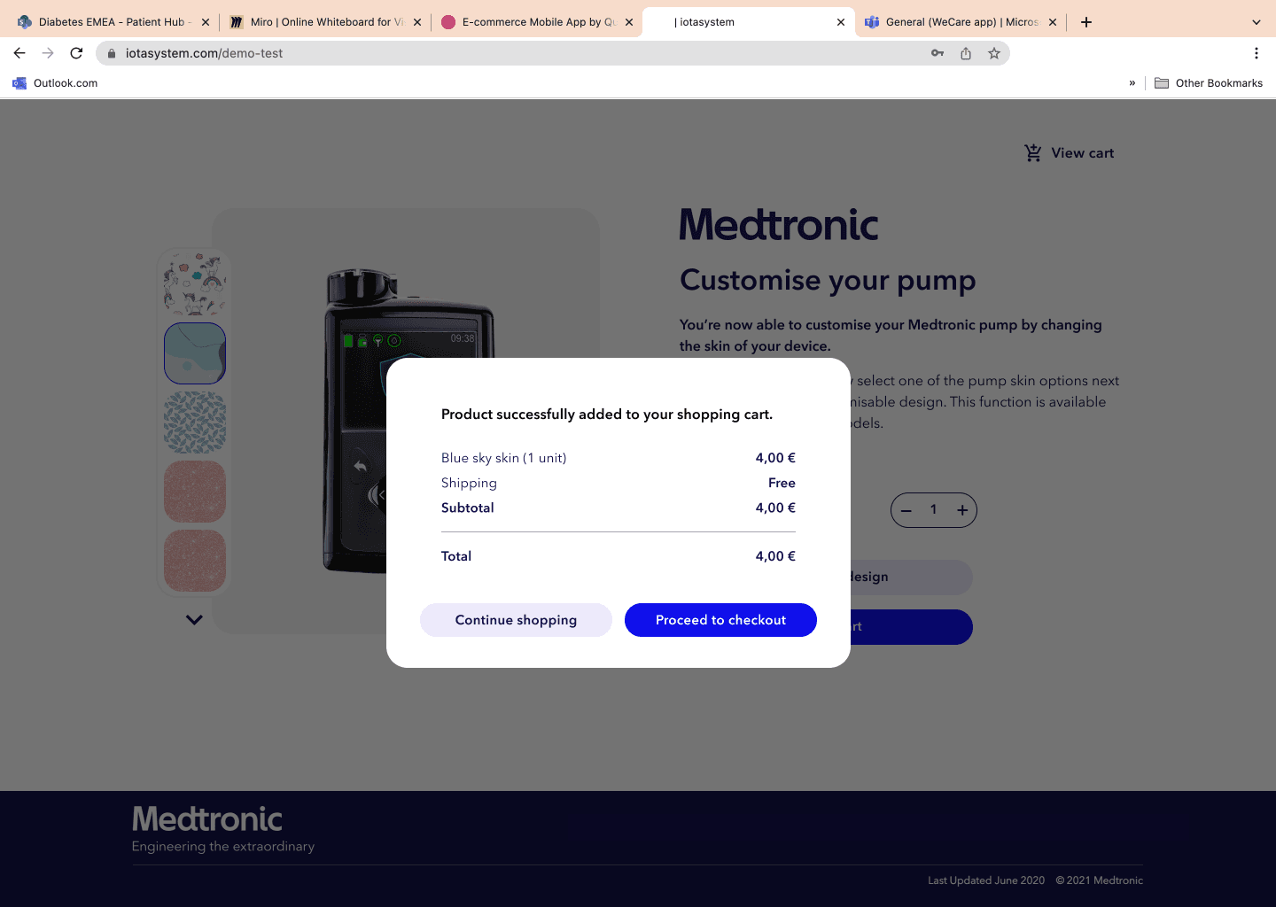  Personnalisez votre pompe Medtronic en changeant facilement l'habillage de votre appareil